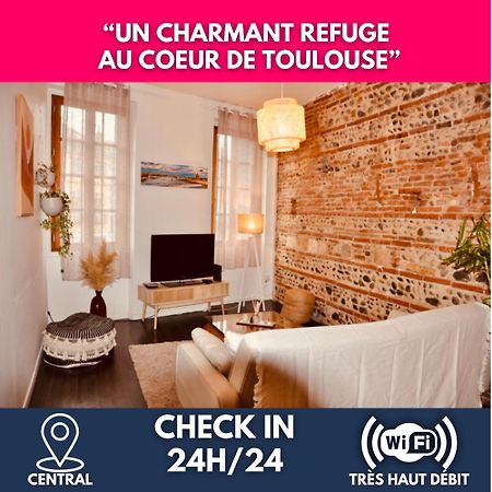 Appartamento Le Charme D'Arnaud Hypercentre Wifi Accueil Gratuit H24 Tolosa Esterno foto